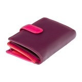 Visconti dámská kožená peněženka RAINBOW RB51 švestková