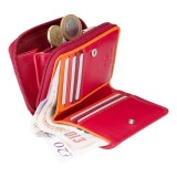 Visconti RAINBOW RB53 HAWAII dámská kožená peněženka červená