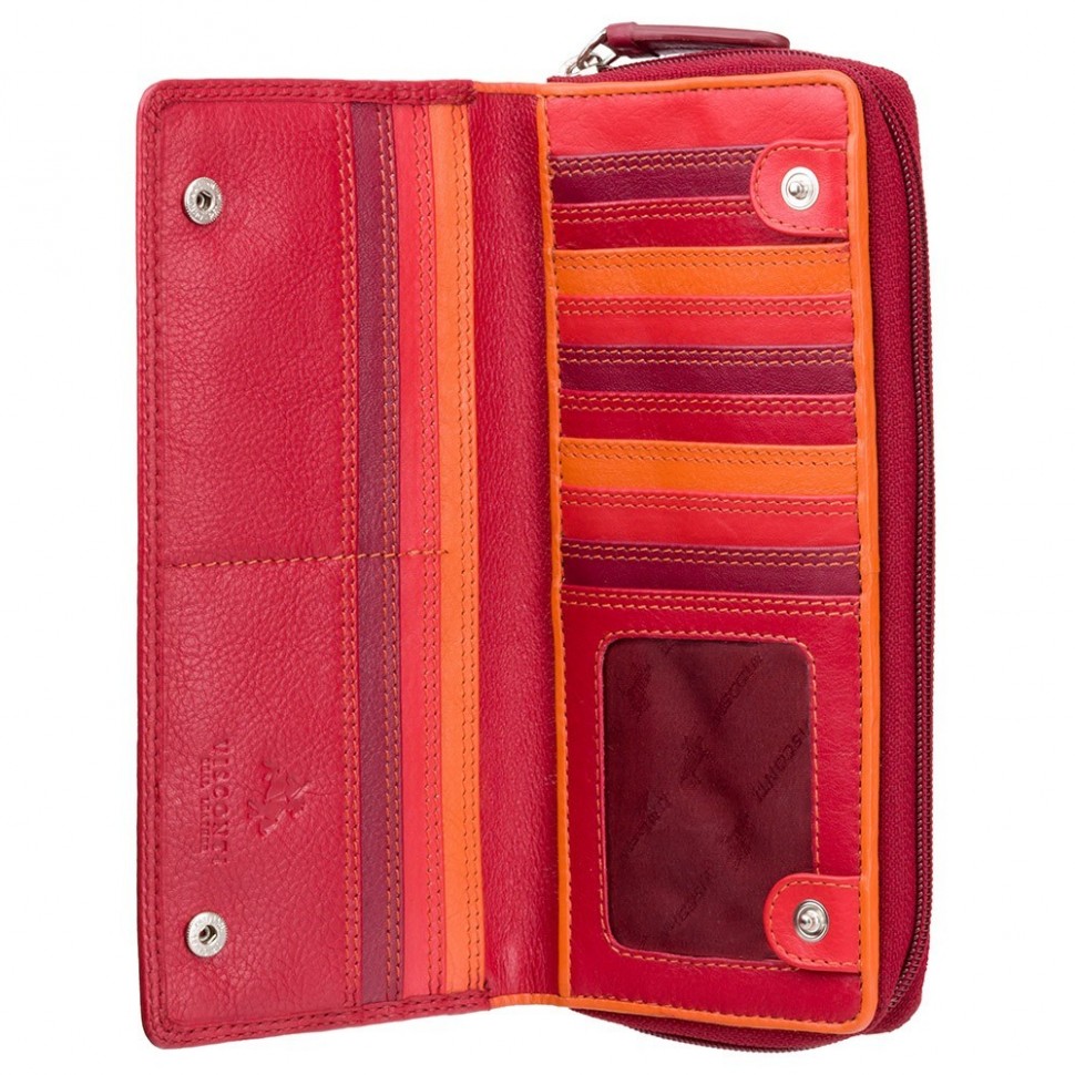 Visconti RAINBOW RB55 HONOLULU dámská kožená peněženka červená