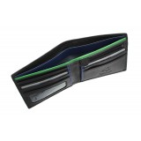 Visconti BOND BD707 pánská kožená peněženka střední černá / červená RFID