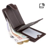 Visconti ALPINE AP 62 pánská kožená peněženka střední černá