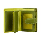 Visconti dievčenská kožená peňaženka s RFID zelená