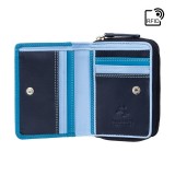 Visconti RAINBOW RB53 HAWAII dámská kožená peněženka modrá