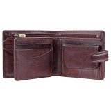 Visconti pánska kožená peňaženka zips a klopa TSC42