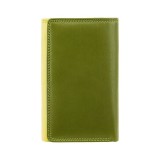 Visconti zelenožltá rozkladacia kožená peňaženka RB43