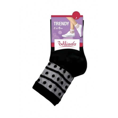 Bellinda dámske ponožky s ozdobným lemom