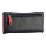 Visconti červená dámska kožená peňaženka s dvoma vreckami a RFID