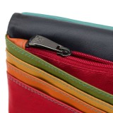 Visconti červená dámska kožená peňaženka s dvoma vreckami a RFID