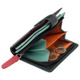 Visconti dievčenská kožená peňaženka s RFID farebná