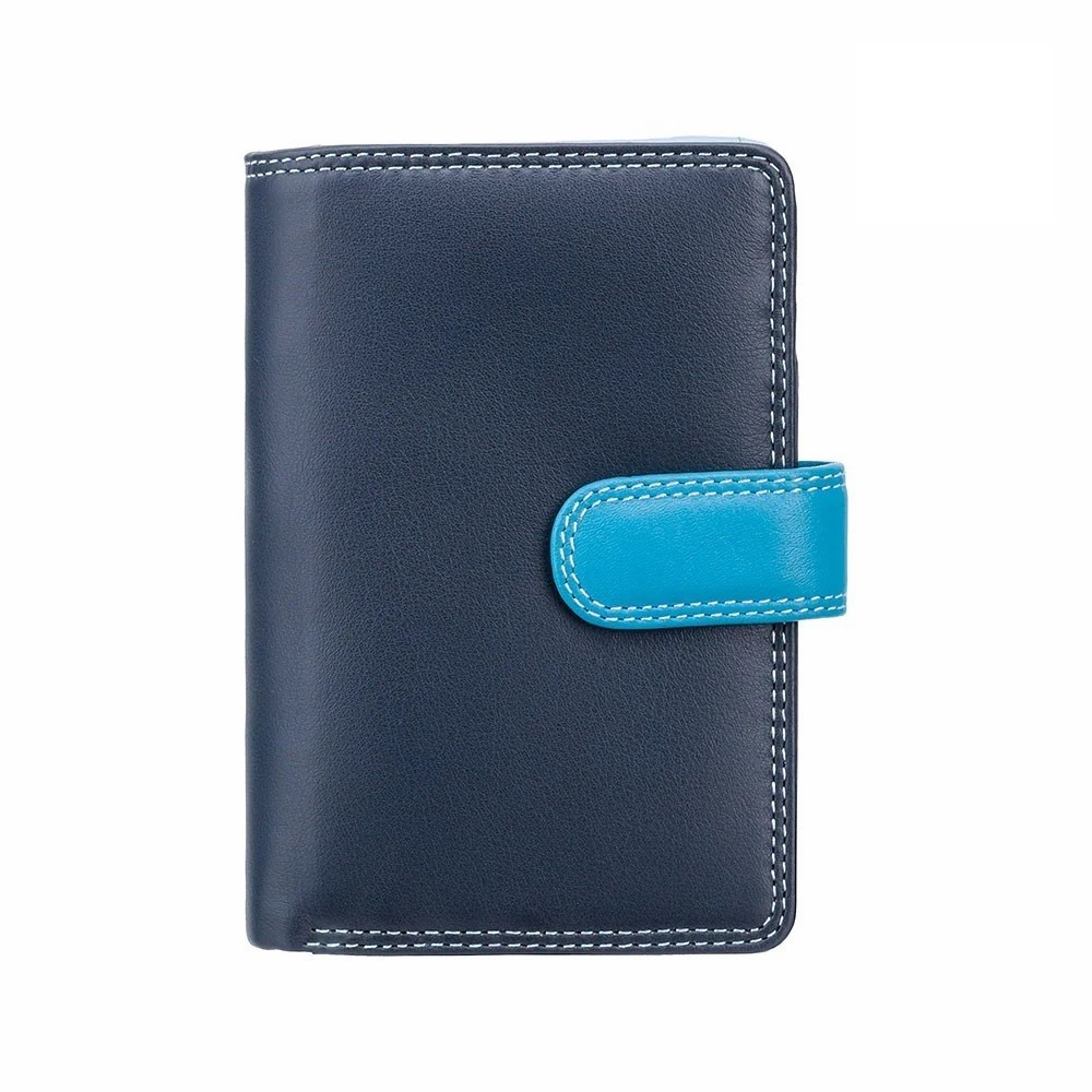 Visconti střední dámská kožená peněženka s RFID modrá